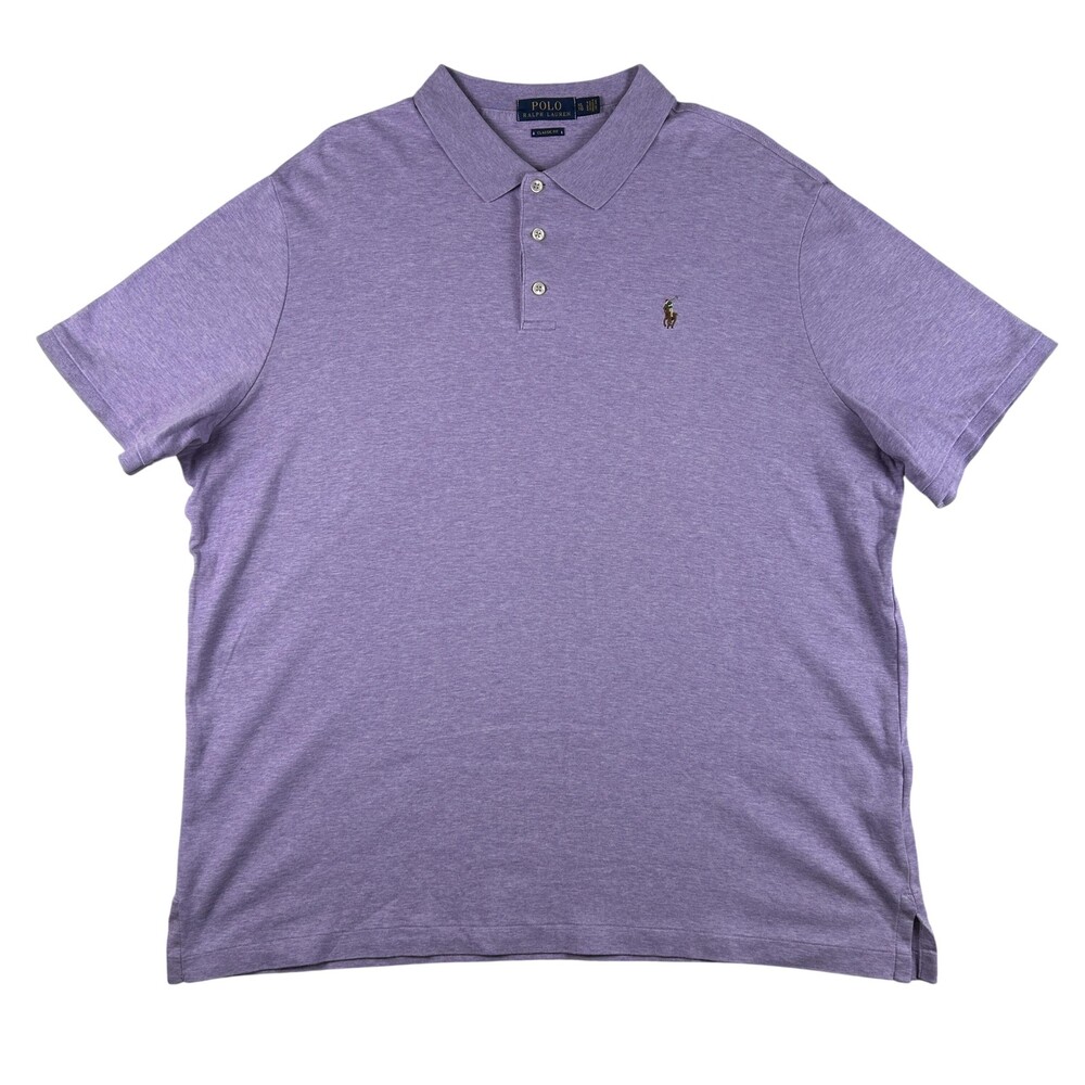 Polo Ralph Lauren Shirt Mens XL Classic Fit Short Sleeve Cotton Polo Flesh Pony